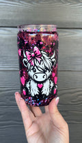 Premade Highland Cow Cup
